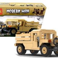 2112 Конструктор Военный Грузовой Автомобиль 170 деталей.