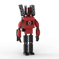 Строительная игрушка MOC Скибиди Туалет Спикер Титан Фигурка,Skibidi Toilet,лего скибиди туалет