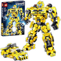 Конструктор "Робот Бамблби 2 в 1", набор 816 деталей ( лего совместимый / подарок трансформер для мальчиков )