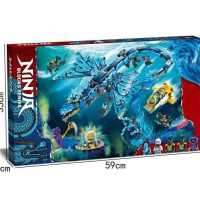 Конструктор Ниндзяго "Водный дракон" / пластиковый конструктор для детей / 737 детали /