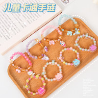 新款小学生水晶手链盒装卡通可爱卡通小女孩手串儿童饰品小礼品