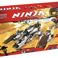 Конструктор Ninja Ниндзяго / Внедорожник с суперсистемой маскировки 1135 детали / фигурка Кая /