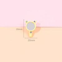 可爱微景观镜子树脂配件奶油胶手机壳配件批发手工材料代发