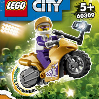 Конструктор LEGO City Stuntz Трюковый мотоцикл с экшн-камерой, 14 деталей, 5+, 60309