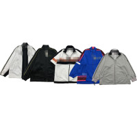 vintage寬鬆版搖滾車標貼工裝簡約字母中性休閒款春秋衛衣外套b298