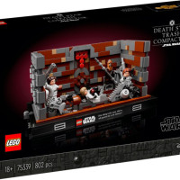 Конструктор LEGO Star Wars Диорама Звезда Смерти: Уплотнитель Мусора, 802 детали, 18+, 75339