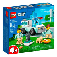 Конструктор LEGO City Спасатели-ветеринары, 58 деталей, 4+, 60382