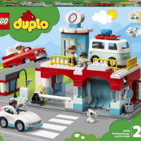 Конструктор LEGO DUPLO Town Гараж и автомойка, 112 деталей, 2+, 10948