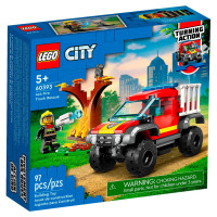 Конструктор LEGO City Fire Спасательный пожарный внедорожник, 97 деталей, 5+, 60393