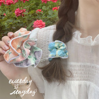 2023新款法式唯美碎花花朵大肠花朵发圈森系仙美头绳女夏季头花头