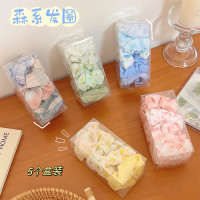 甜美碎花大肠发圈~ins小清新2023年夏季新款发绳森系发饰头绳少女