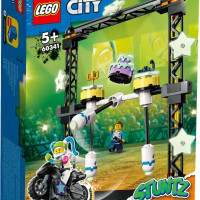 Конструктор LEGO City Stuntz Испытание нокдаун, 117 деталей, 5+, 60341