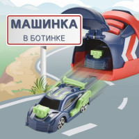 Машинка игрушка детская для мальчиков "Машинка в ботинке" , красный