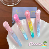 ins海底主题时尚尖嘴夹可爱甜美少女心侧边发卡百搭学生头饰批发