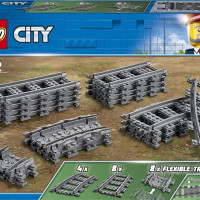 Конструктор LEGO City Trains Рельсы, 20 деталей, 5+, 60205