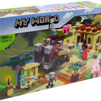Конструктор My World Майнкрафт Патруль разбойников 580 деталей