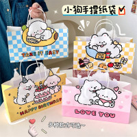 联名授权款可爱卡通小狗手提纸袋少女购物袋包装袋礼品袋收纳袋