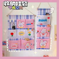 寝室布艺挂袋收纳袋墙上可爱床头门后柜子网红悬挂式收纳挂储物袋