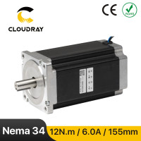 Шаговый двигатель Nema 34 12N.m 6.0A 2-фазный 155 мм