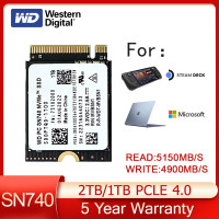 New WD SN740 2 ТБ 1 ТБ 512GB 256GB M.2 NVMe 2230 PCIe4.0x4 SSD твердотельный накопитель для Microsoft Surface ProX Surface Laptop 3 Steam Deck