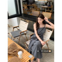 PPHOME甜心名媛～韓系氣質設計感褶皺不規則西裝吊帶裙