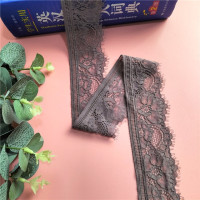 2023 черно-розовое кружево 4,5 см, эластичное кружевное женское декоративное нижнее белье, руководство «сделай сам» S2772