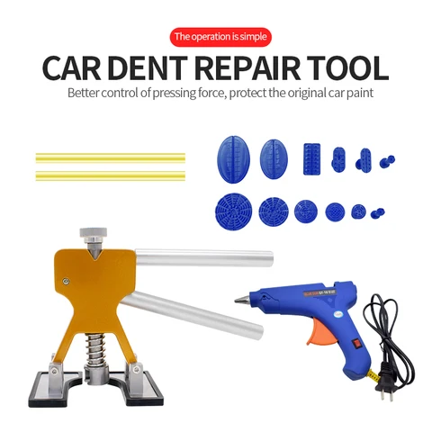 Universal Car Accessories Auto Dent Repair Kit Professional Mechanical Workshop Tools For Car Body Sheet Metal Puller Hail Pit