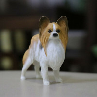 JJM Papillon собака фигурка для домашних животных Canidae животное Canis lupus ознакомительный автомобиль ПВХ Модель Кукла EducationalToy для детей взрослых подарок для детей