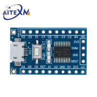 Системная плата STM8S103F3P6 STM8S STM8, макетная плата, Минимальная основная плата, микро-USB, 8-битный микроконтроллер