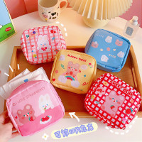 日韩少女心ins风大容量姨妈巾收纳包可爱小兔新款包零钱包收纳袋