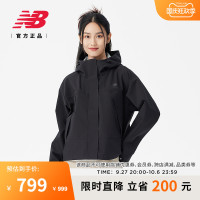 New Balance NB官方秋美式復古美拉德女連帽夾克風衣外套5AD37252