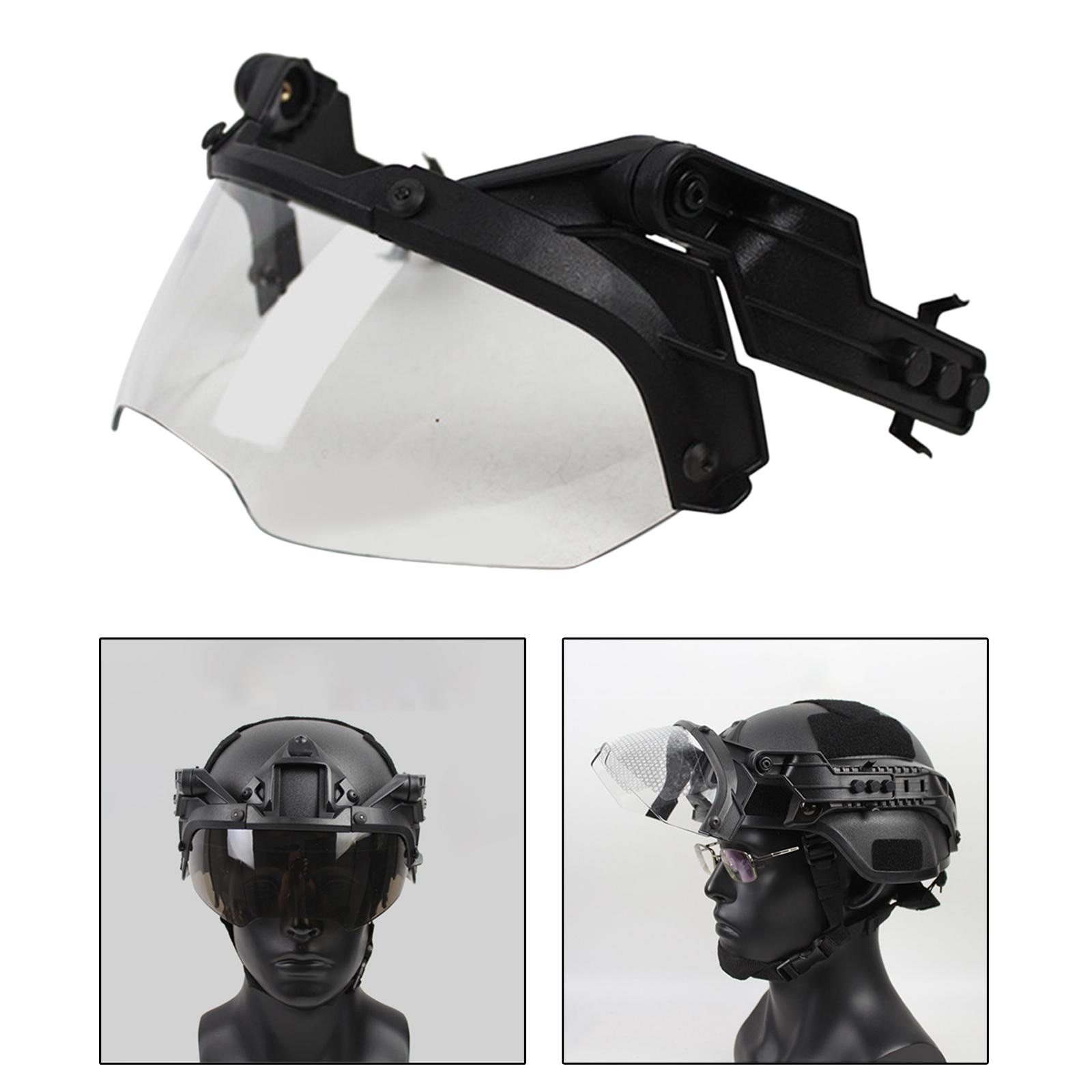 Tactical Split Anti-Fog Safety Goggles Guide Rail Accessories 90 Degrees Removable AntiFog Helmet OP Goggles for Cosplay Game