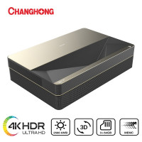 Лазерный проектор Changhong B7U 4K, ультракороткий фокус, 2500ANSI люменов, поддержка 3D домашнего кинотеатра, 4K UHD, Android проектор с мемом