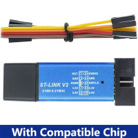 Программатор ST LINK Stlink ST-Link V2 Mini STM8 STM32 для загрузки с крышкой A41, 1 шт.