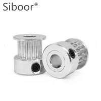 20 зубьев, 16 зубьев, 20 зубьев, отверстие 5 мм/6 мм/6,35 мм, алюминиевый шкив ГРМ GT2, подходит для ремня ГРМ с открытой резьбой, детали для 3D-принтера