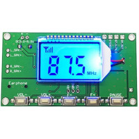 DSP PLL 87-108 МГц стерео FM-радиоприемник Модуль DIY радиоприемник цифровой ЖК-дисплей частотная модуляция FM MW SW