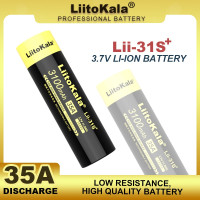 Новый аккумулятор LiitoKala Lii-31S 18650, литий-ионный аккумулятор 3,7 в, мА, 35 А, для высокой яркости.