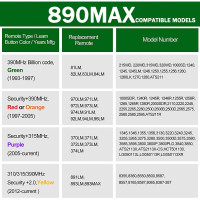 Замена 890MAX LiftMaster пульт дистанционного управления гаражных ворот для Чемберлен 893MAX 891LM 893LM 970LM 971LM 972LM 973LM 974LM