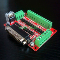 Плата интерфейса с параллельным портом CNC, фотоэлектрическая изоляция DB25, поддержка EL817, KCAM4 EMC2/linuxCNC