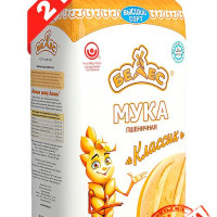 Мука казахстанская Белес Классик 2 кг, высший сорт