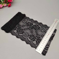 Эластичная кружевная ткань, ширина 15 см, 1 ярд, кружевные ленты с отделкой лента, ткань для рукоделия, ширина Африканской ткани, стрейч
