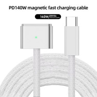 PD140W Type-C штекер на гнездо Magsafe3 Магнитный адаптер для зарядного устройства 2 м кабель-преобразователь зарядного устройства для MacBook Pro ноутбука