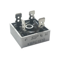 2 штуки Диодный мост KBPC1510 15A 1000V (BR510) клеммы