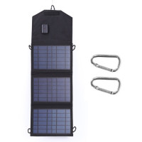 Портативная Водонепроницаемая складная солнечная панель для кемпинга, 30 Вт, 5 В