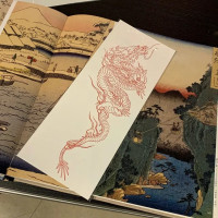 Водостойкая Временная тату-наклейка с рисунком красного дракона для мужчин и женщин, искусственная татуировка на руку для мужчин и женщин