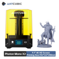 3D-принтер ANYCUBIC Photon Mono X2, 9,1 дюйма, 4K, монохромный, с ЖК-дисплеем
