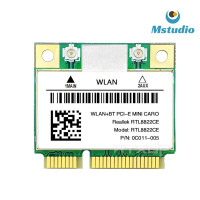 RTL8822CE 1200 Мбит/с 2,4G/5Ghz 802.11A WiFi карта Mini PCI-E Bluetooth 5,0 Поддержка ноутбука/ПК Windows 10/11