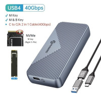 -$20【CYB40C3】Корпус для SSD-накопителя PHIXERO M.2 NVMe 40 Гбит/с Thunderbolt 4 USB4, совместим с USB 3,2/3,1/3,0 PCIE4.0 для ПК Mac