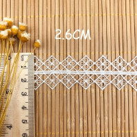 1 ярд высокого качества, кружевная ткань с вышивкой шторы гипюр 2,6 см кружевной лентой швейная рубашка с кружевным воротником для свадьбы одежда encajes L-55