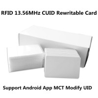 RFID Gen2 CUID Android App MCT модификация UID Изменяемая NFC Φ 1K S50 блок карт 0 перезаписываемый 13,56 МГц 14443A